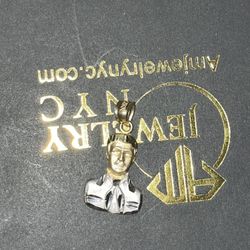 14k Gold Jesus Malverde 