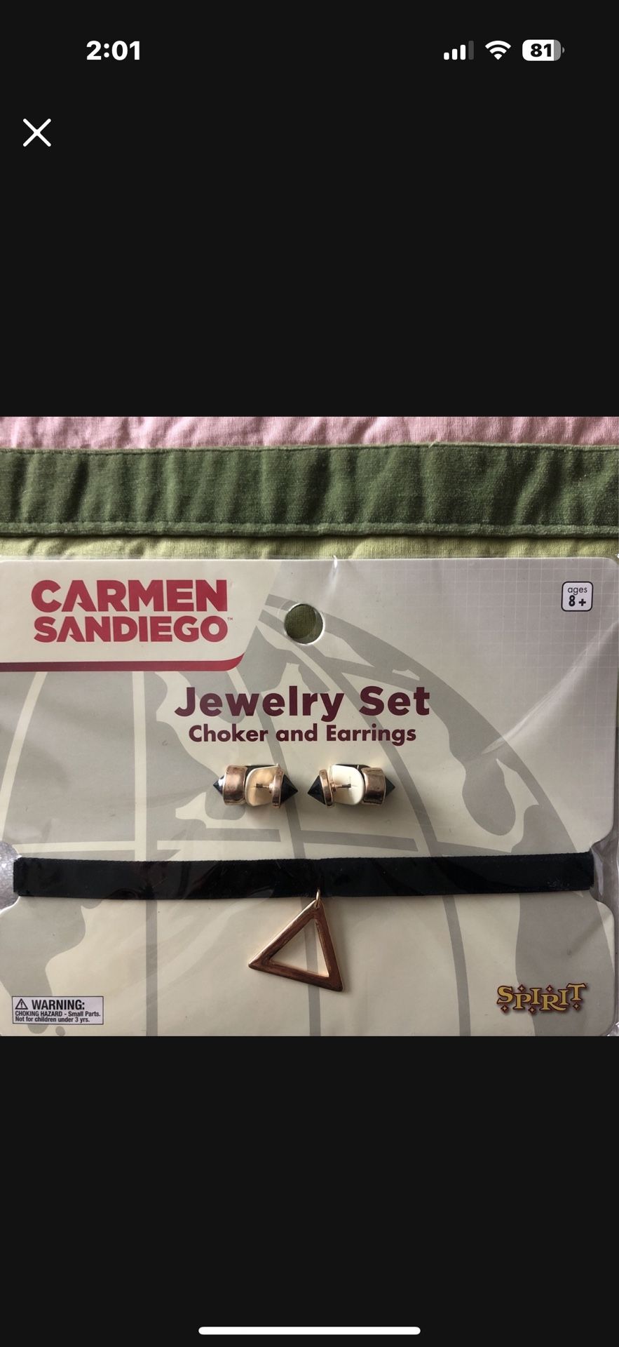 Carmen SanDiego Jewelry Set