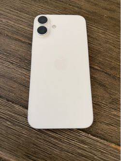 iPhone 16 plus…..white….128gb….Unlocked