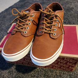 Vans Atwood Leather sneakers Brown/Marshmallow color