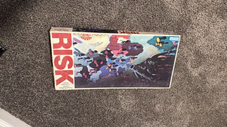 Vintage 1980s risk board game