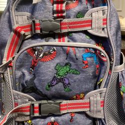 Pottery, barn, kids backpack with superheroes