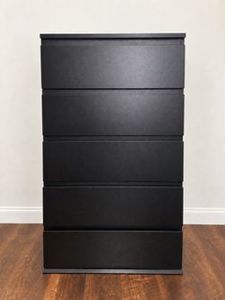 Dresser 5-Drawer Black