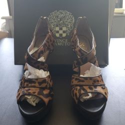 Vince Camuto Melva Leopard Platform Heel