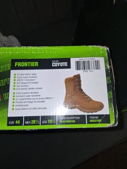 Tan tactical boots
