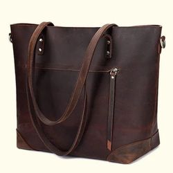 Beautiful leather bags. 100% pure leather.