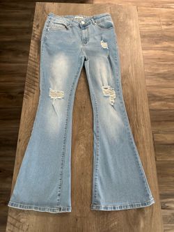 Flare leg denim pants size 9/29