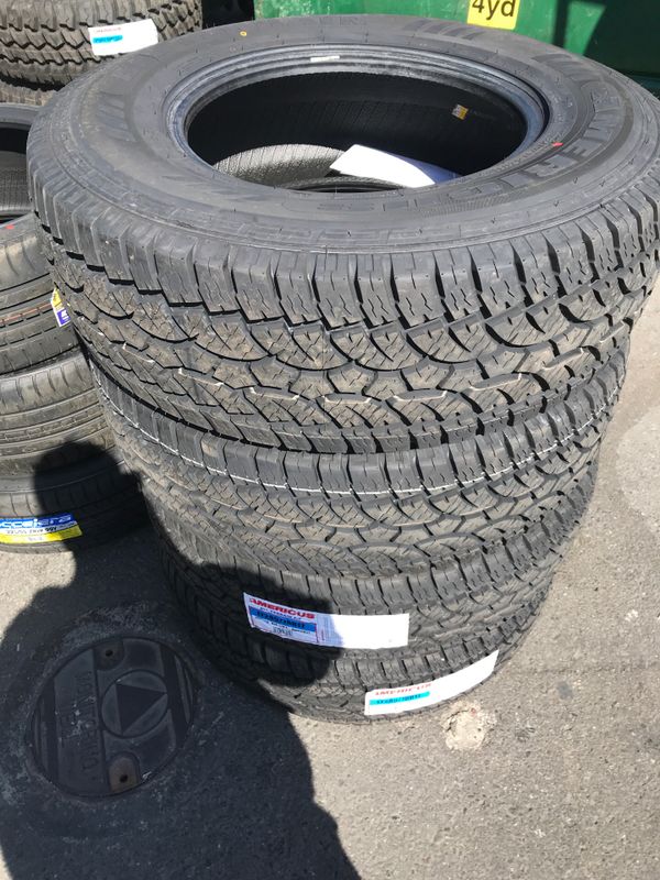 LT 2857017 Americus All Terrain Tires (4) New Installed 50,000 Mile