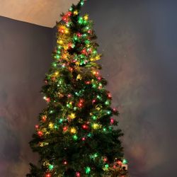 Pre-lite Christmas Tree.  Hasn’t Been Used In A Long Time.  Needs Some Branch Positioning.