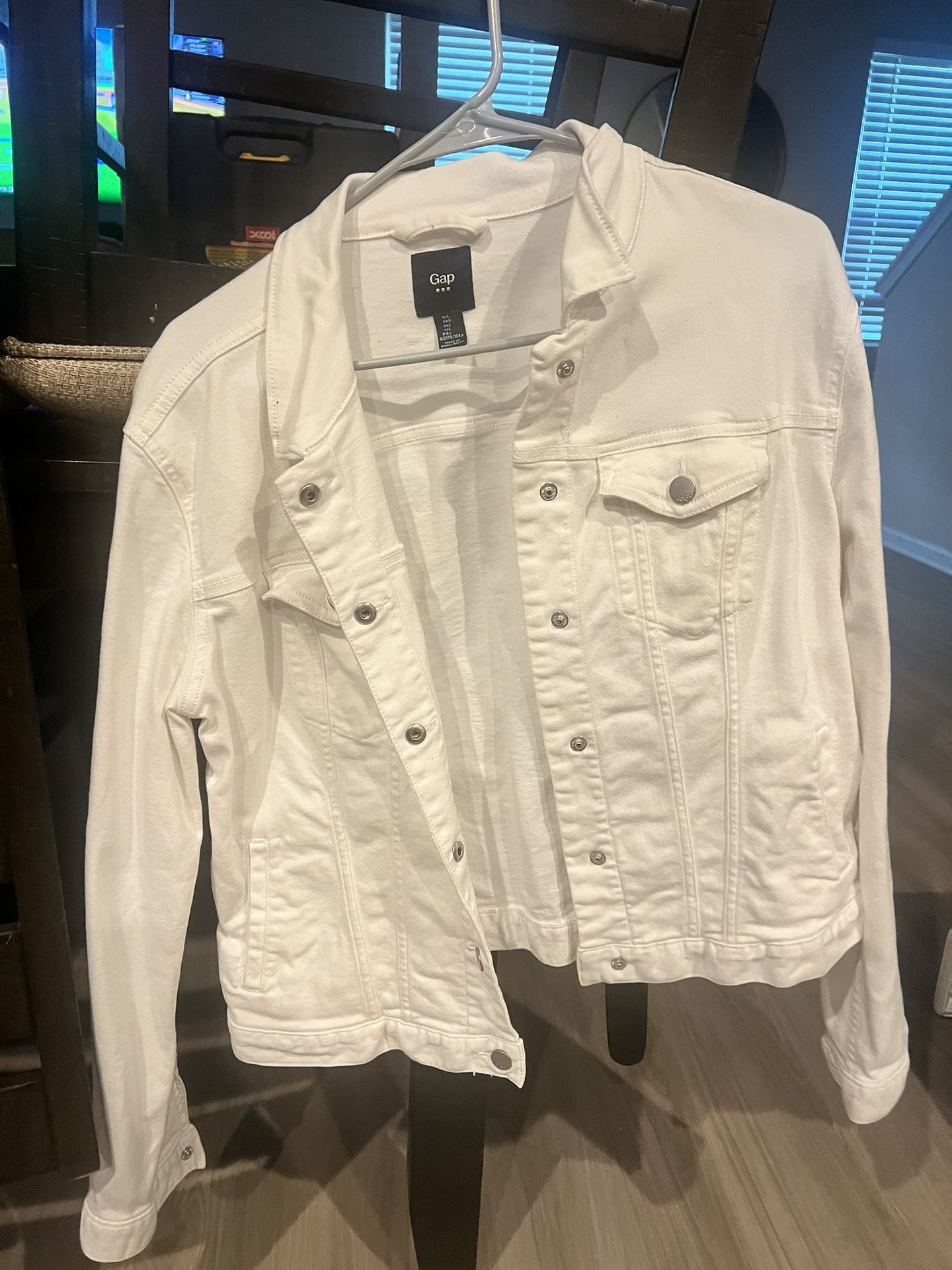 All White Jean Jacket 