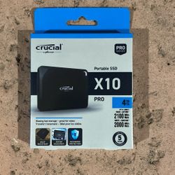 *brand New* Crucial X10 Pro 4tb