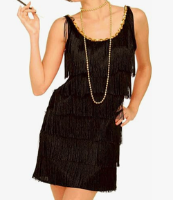 LIKE NEW Size M/L Women Novelties Roaring 20's Flapper Dress Halloween Costume