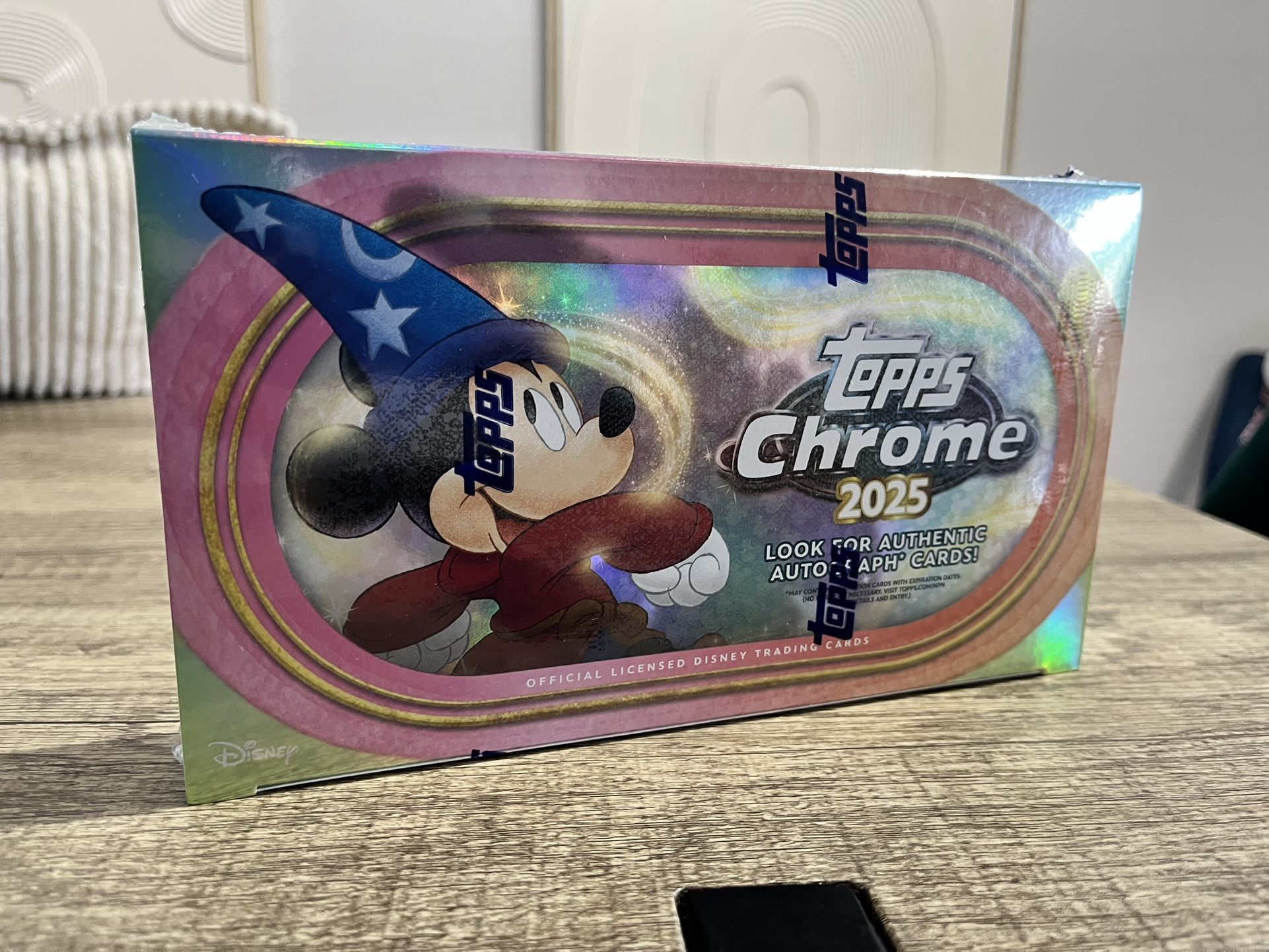 2025 Disney Topps Chrome Hobby Box