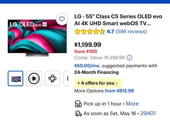 LG OLED C5 55’
