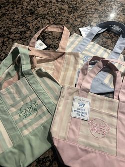Mini trader Joe totes