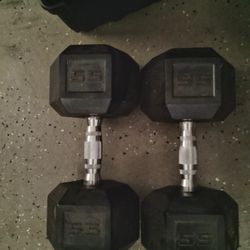 55 LB Dumbbell Set