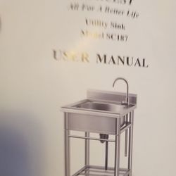 Brand New.   Commerical  Sink