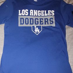 Mens Dodgers Tee Shirt - Brand New w/tags - Dodgers Logo also on back Medium