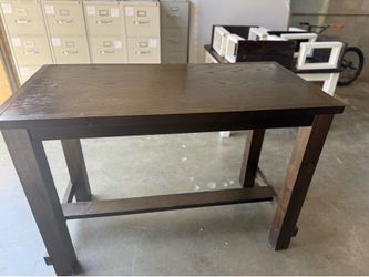 Dark wood Trestle table