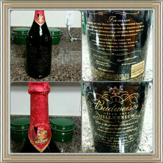 2000 Budweiser Millennium Magnum Limited Edition Bottle -Sealed