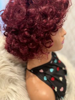 Curly Human Hair Wig 