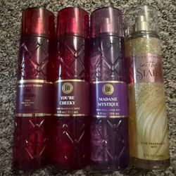 Bath And Body splashes 