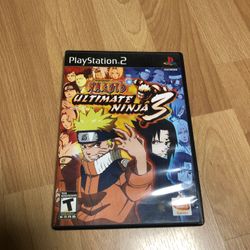 Naruto ultimate ninja 3 PS2