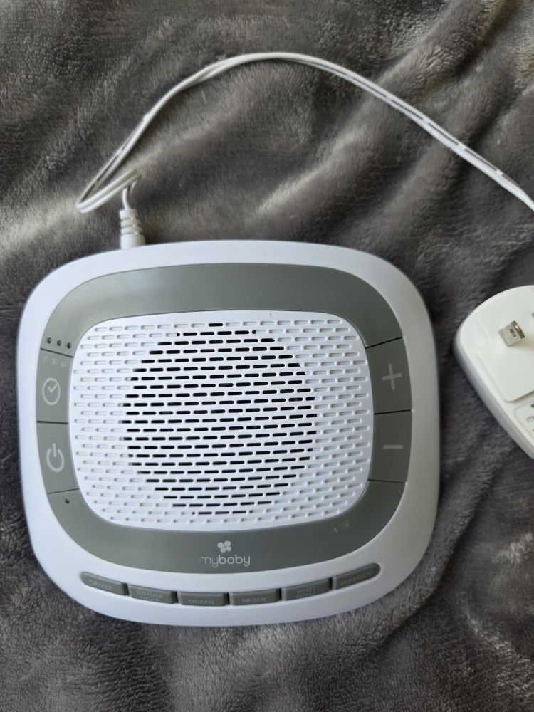 MyBaby SoundSpa White Noise Machine for Babies | 6 Soothing Lullabies for Newborns, Sound Therapy