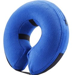 Bencmate Inflatable E Collar Surgery Dog Medium Blue NEW! 