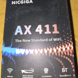 Wifi 6e Wireless Card Intel Ax411 Ngw Bluetooth 5.3 Tri Band 5400 Mbps
