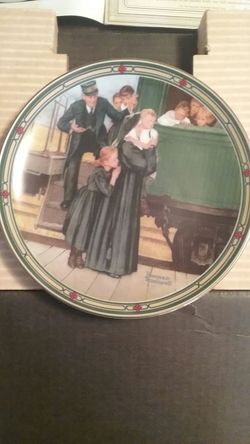Norman Rockwell fine China plate