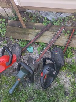 Black & Decker Electric Hedge Trimmers Lot of 3