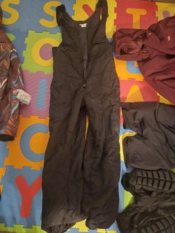 Insulated Snowboarding Bib / Snow Pants – Black – Warm & Functional