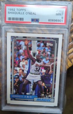 Shaq psa 9 rookie card