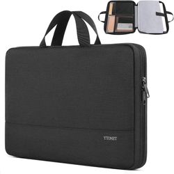 Ytonet Laptop Case 15.6 Inch, Water Resistant Laptop Bag Sleeve For Men Women