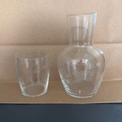 Princess House Carafe And Tumbler