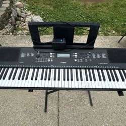 Yamaha PSR-EW 300 keyboard With Stand And Stool 