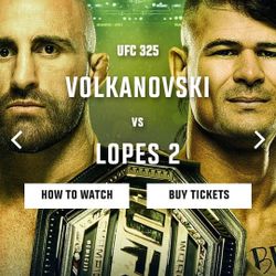Ufc Volkanovski Vs Lopes 2
