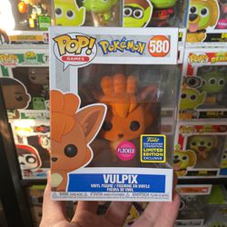 Pokémon Vulpix Flocked Funko Pop