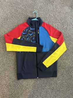 Nike Track Jacket Tribute Smiley Face Color Block Men’s Small