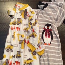 2t Fleece Feetie Pjs