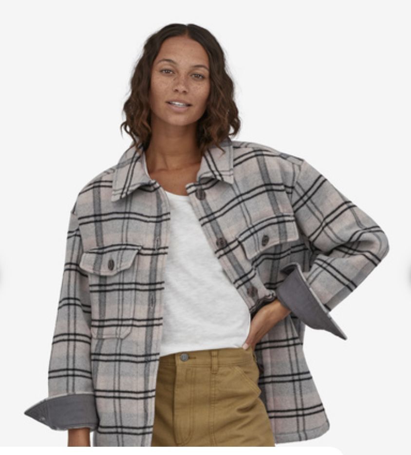 [New] Patagonia Women’s Melton 100% Wool Overshirt Jacket