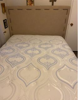 Queen, bed and frame