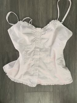 Hollister White Top Size S