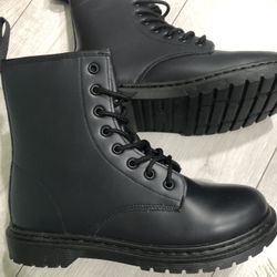 Black And Brown Mini Boots 