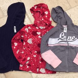 3 Jackets -Little Girls (Size 6)