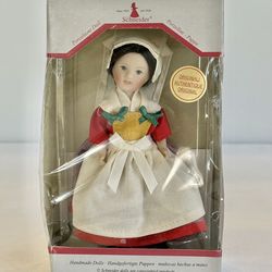 Original Schneider Porcelaine Doll Handmade Collectible | New In Box