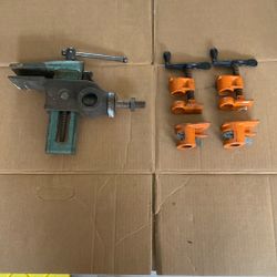 Vintage Versa-Vise and Pipe Clamps 