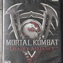MORTAL KOMBAT DEADLY ALLIANCE FOR PS2 (GAME CASE ONLY)