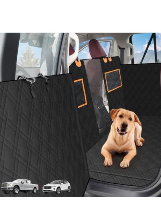Truck dog seat cover back seat.Double waterproof dog hammock for https://offerup.com/redirect/?o=dHJ1Y2suZG9n car seat cover for back seat with Door P